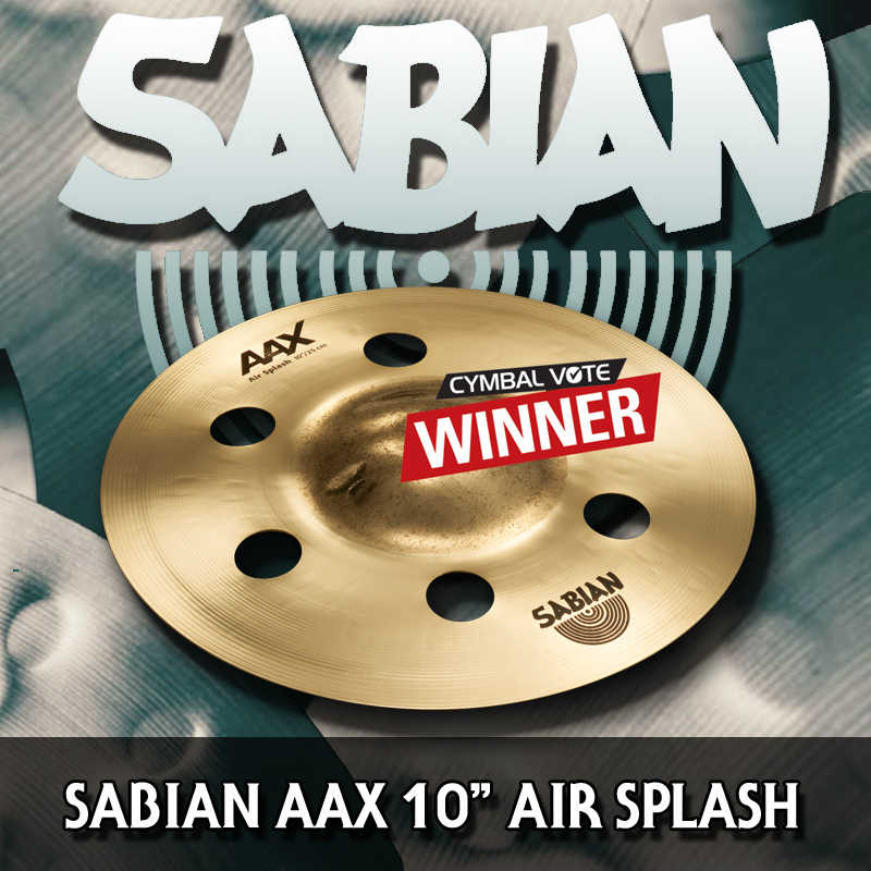 [★드럼채널★] Sabian AAX 10 inch Air Splash /심벌/사비안
